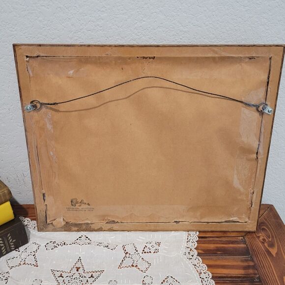 Vtg 2 Butterflys & Flowers Mounted In Shadow Box Frame Taxidermy Oklahoma Flaw - Picture 6 of 8